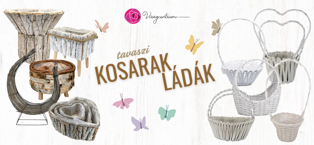 Kosarak, ládák
