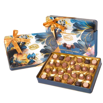 Bolci fémdobozos Green Floral válogatás táskával 250 g