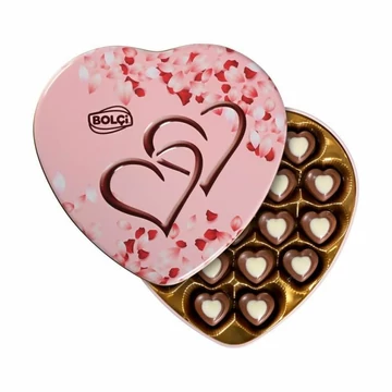 Bolci Heart tin pink box 240 g