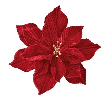 Bársony mikulásvirág 18 cm – Bordó
