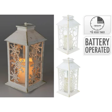LED lámpás gyertyával – 28 cm