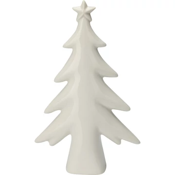 Porcelán fenyőfa – fehér 17,5 cm