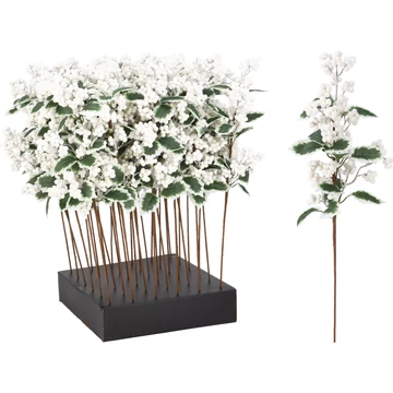Fehér bogyós ág – 60 cm