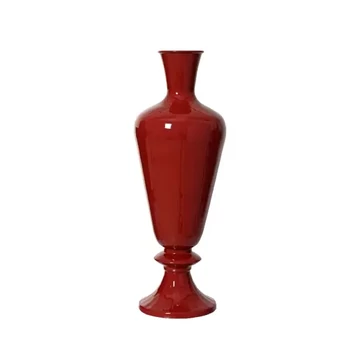 Mázas váza sötétvörös – 77 cm