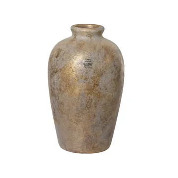 Kerámia váza arany zuzmarás – 40 cm