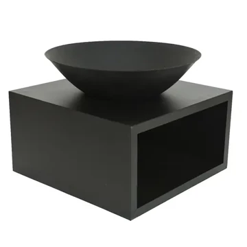 Tűzhely szögletes fekete – 75 x 75 x 48 cm