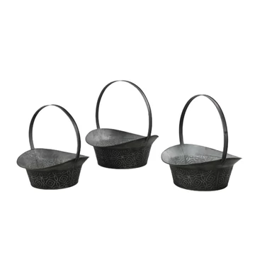 Fém kosár mintás x3 HM24A245