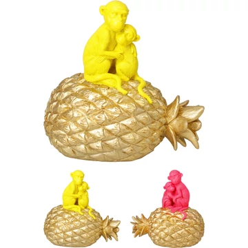 Majom ananászon 19,5 cm