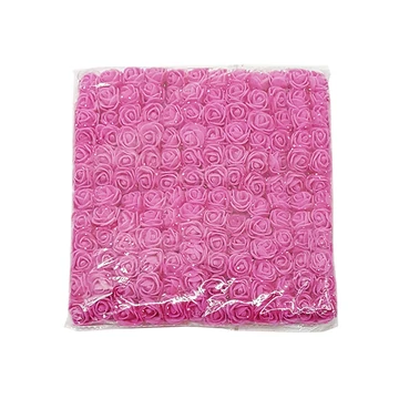 Polyfoam rózsa tüllös 2 cm 144 db/csomag