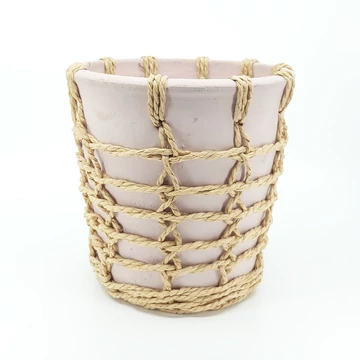 Zsinóros kaspó 25 cm