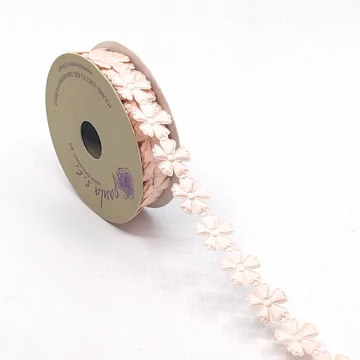 Virág szalag barack 1,8 cm 10 m WSA95