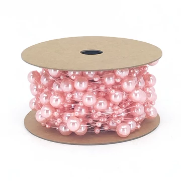 Gyöngy 2/8 mm 10 m, pink