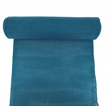 Juta anyag – 27 cm × 5 m, türkízkék