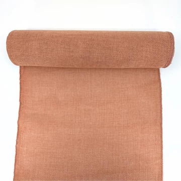 Juta anyag – 27 cm × 5 m, terrakotta
