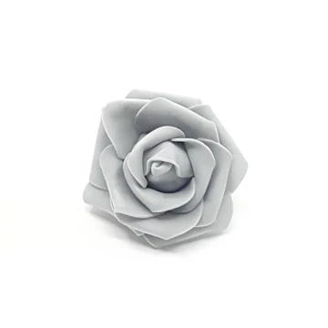 Polyfoam fejvirág 4. 12 db/csomag, szürke