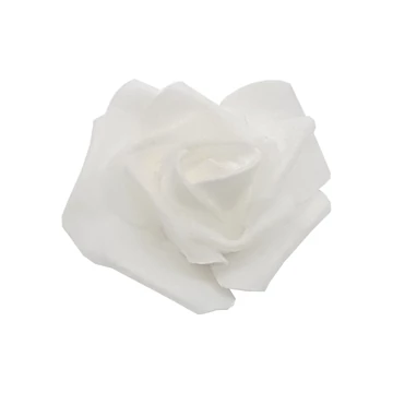 Polyfoam fejvirág 4. 12 db/csomag, fehér