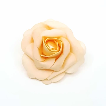 Polyfoam rózsafej 10 cm 12db/csomag, barack