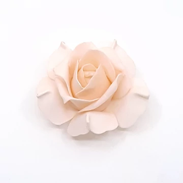 Polyfoam rózsafej 10 cm 12db/csomag, halvány rózsaszín