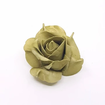 Polyfoam rózsafej 10 cm 12db/csomag, khaki