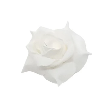 Polyfoam rózsafej 7 cm 12 db/csomag, fehér