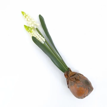 Gyöngyike hagymás 23 cm, fehér