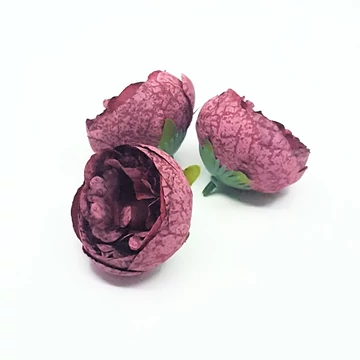 Peony márványos 5 cm 48 db/cs, bordó