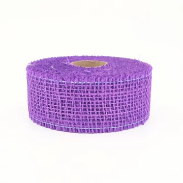 Juta szalag – 5 cm × 10 m, lila