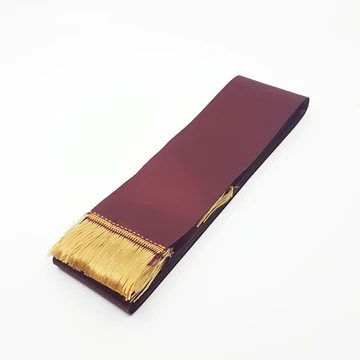 Csokorszalag színes 7 cm 10 db-os, bordó