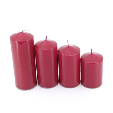 Adventi lépcsős gyertya 4 db-os, piros