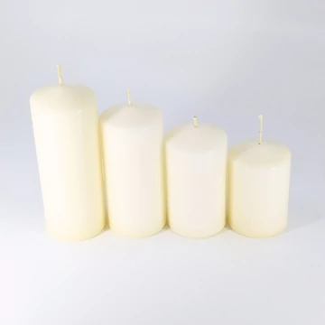 Adventi lépcsős gyertya 4 db-os, törtfehér