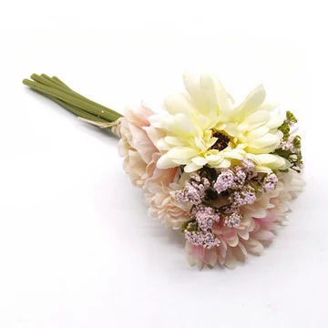 Gerbera + peony + rezgő csokor, barack