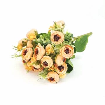 Ranunculus x9 +kamilla+zöldek, narancs