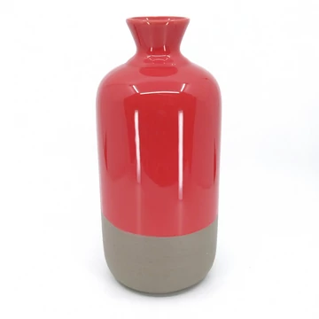 Váza kerámia piros 24 cm