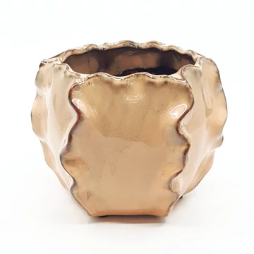 Hullámos mályva kaspó 15 cm