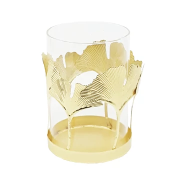 Mécsestartó ginkgo levéllel