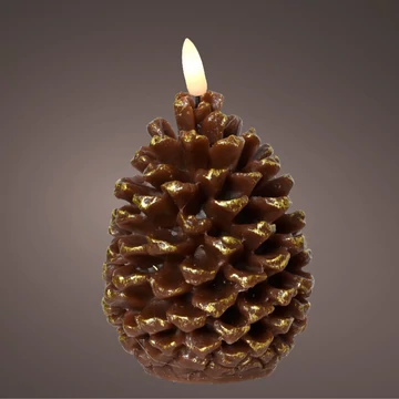 Ledes wax toboz alakú gyertya 13,1 cm