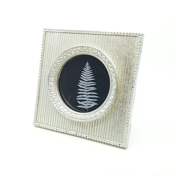 Fotókeret ezüst 10x10 cm