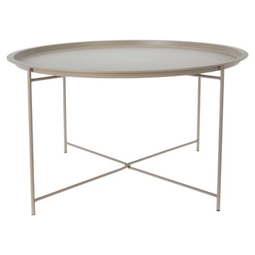 Asztal kerek 75x42 cm taupe