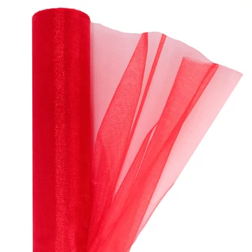 Organza 23,5 cm x 10 m, OA-SIMA-23-001 piros