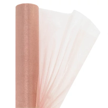 Organza 23,5 cm x 10 m, OA-SIMA-23-612 púder bézs