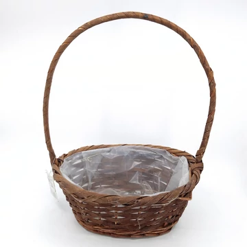 Iowa kosár barna, 22x17 cm