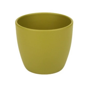 Kaspó 22 cm, matt bambusz