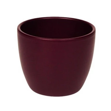 Kaspó – 10 cm, matt padlizsán