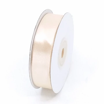 Szatén szalag 20 mm 22,86 m, SS-SZ-20-401 világos bézs