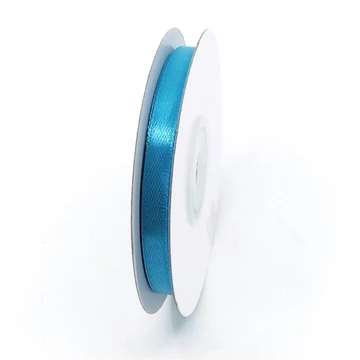 Szatén szalag  6 mm 22,86 m, SS-SZ-06-031 türkízkék