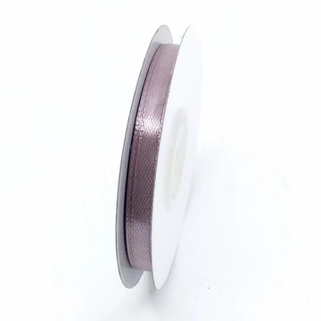 Szatén szalag  6 mm 22,86 m, SS-SZ-06-763 világos vintage lila