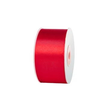 Szatén szalag 38 mm 22,86 m, SS-SZ-38-001 piros