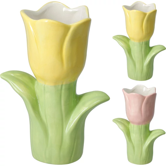 Kaspó tulipán alakú 21 cm 