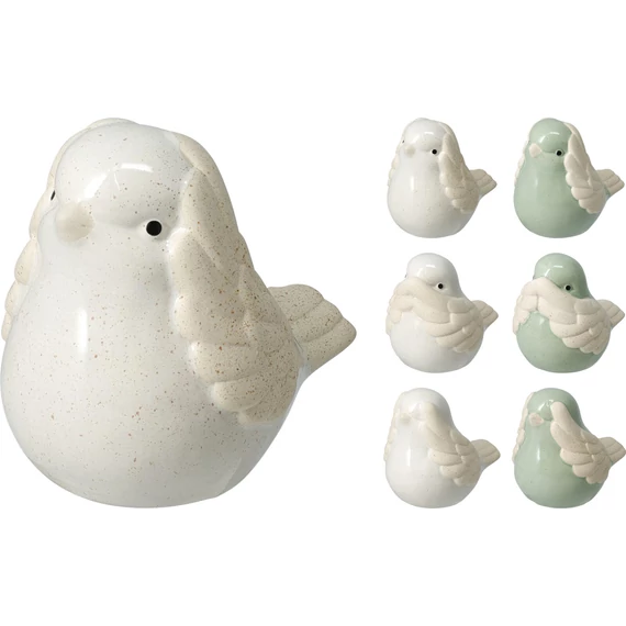 Porcelán madár 10 cm 