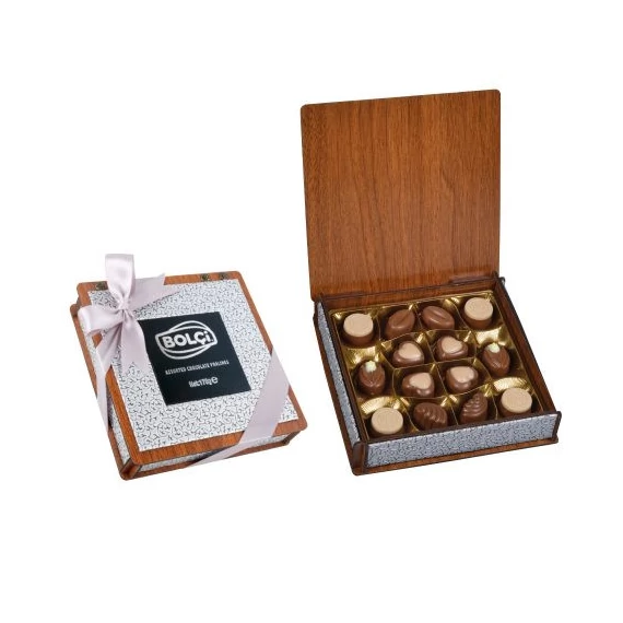 Bolci Wood&Leather Silver box 130g